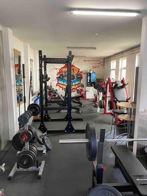 Ferienwohnung Mit Fitnessstudio Top1 プラウエン エクステリア 写真