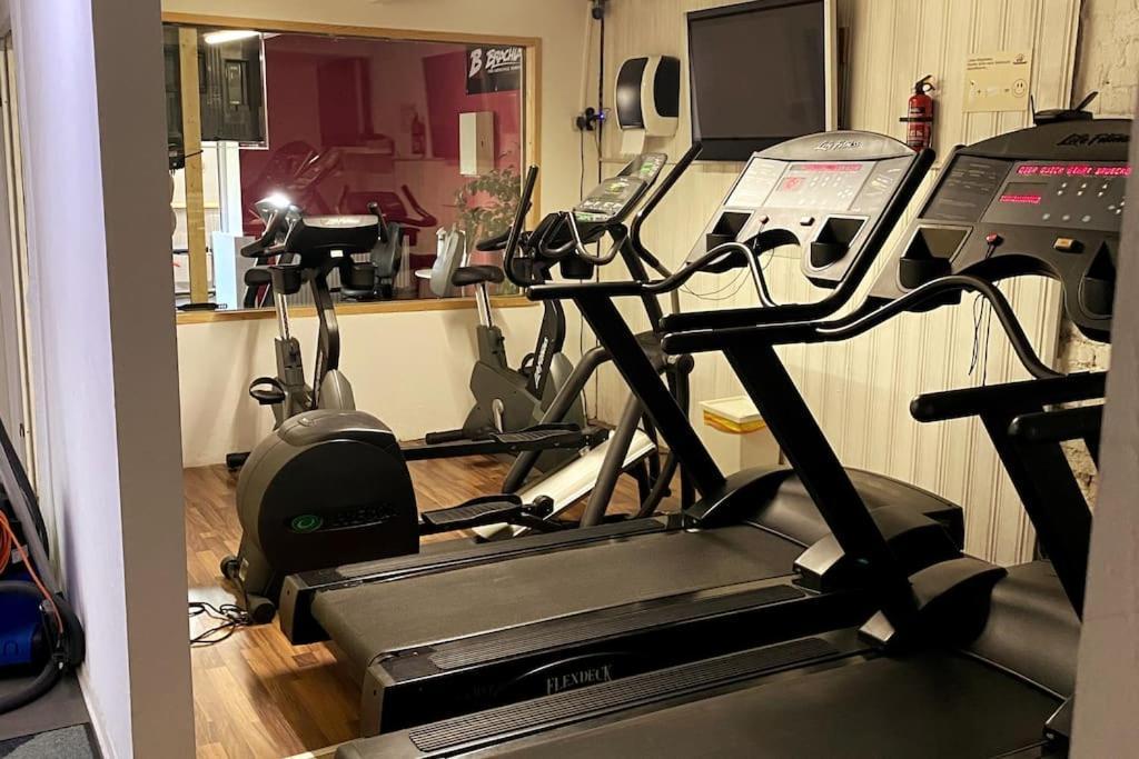 Ferienwohnung Mit Fitnessstudio Top1 プラウエン エクステリア 写真